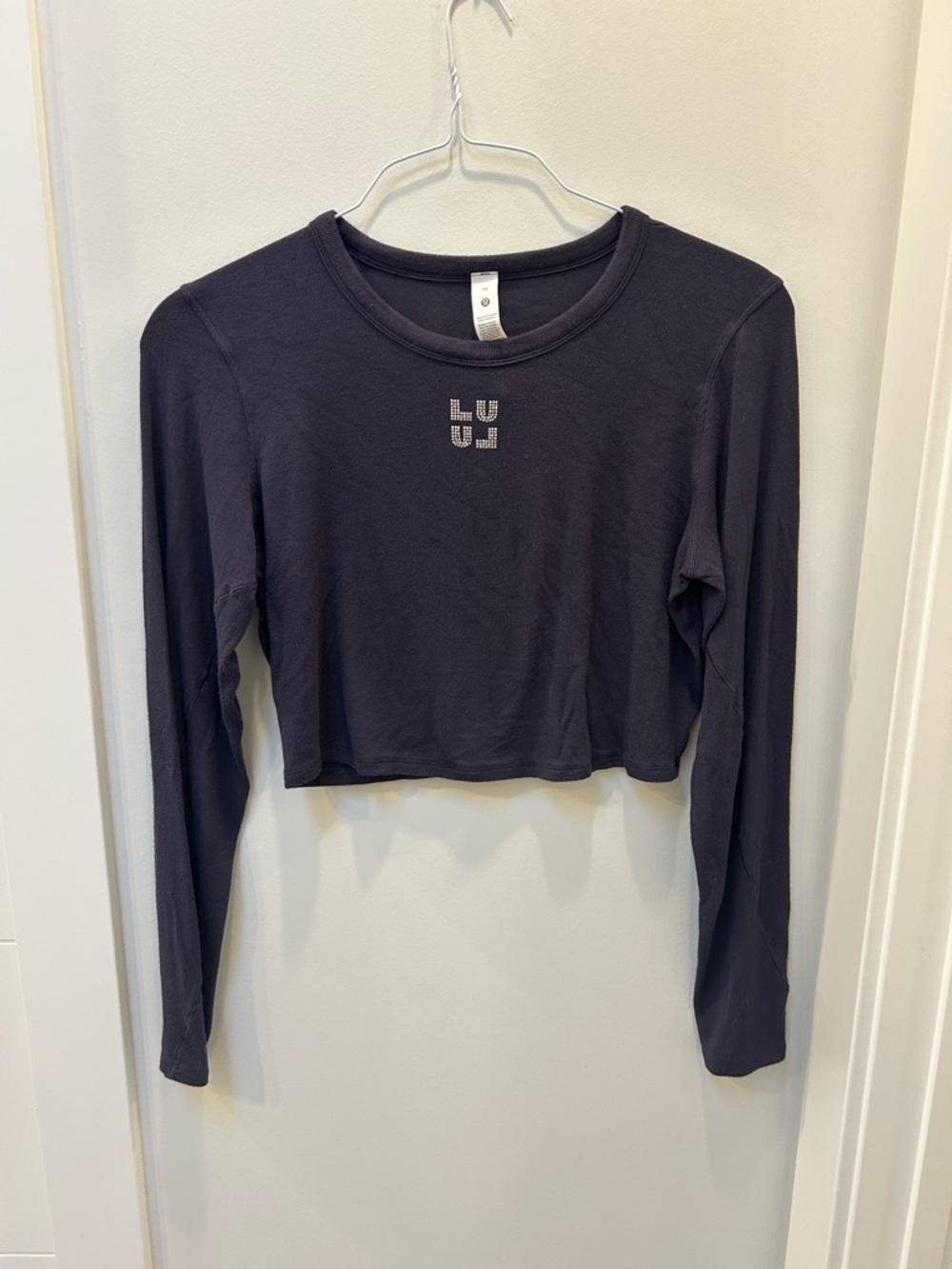 lululemon athletica hold tight long sleeve jeweled size 14 - Picture 2 of 6
